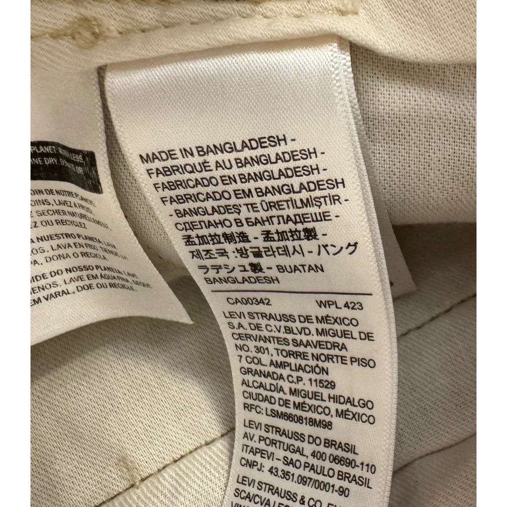 Levi Ace Cargo Pants Men 32x30 Khaki Relaxed Tapered Cotton NEW